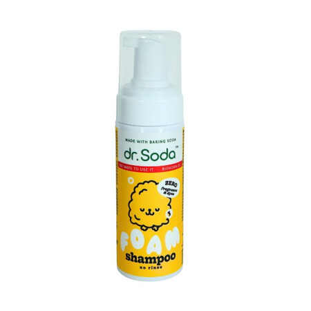 Sampon pentru animale de companie fara clatire, 150ml, Dr.Soda