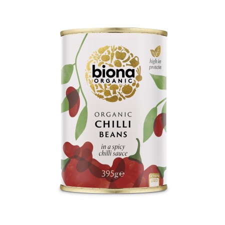 Fasole rosie in sos chilli eco 395g Biona Fasole rosie in sos chilli eco 395g Biona