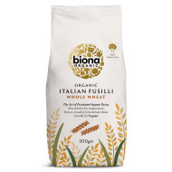 Fusilli din grau integral eco 500g Biona