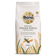 Fusilli tricolore eco 500g BIONA