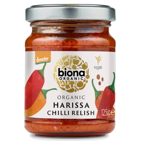 Sos chilli Harissa eco 125ml Biona Sos chilli Harissa eco 125ml Biona