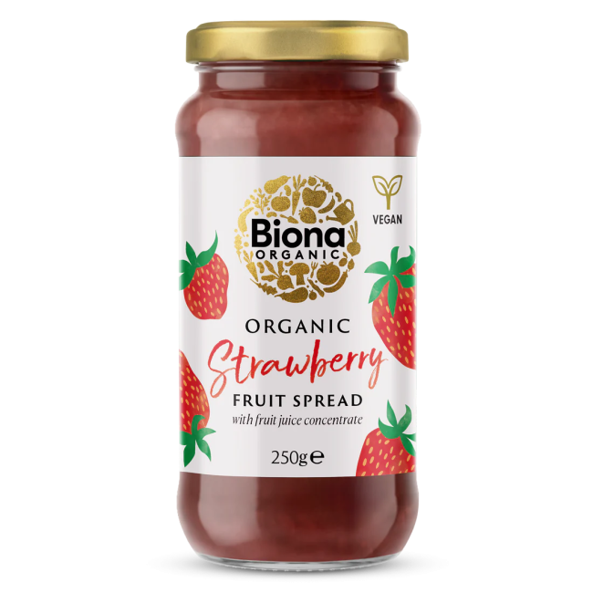 Gem de capsuni bio 250g Biona Gem de capsuni bio 250g Biona