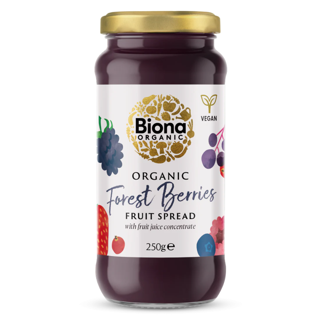 Gem de fructe de padure bio 250g Biona Gem de fructe de padure bio 250g Biona