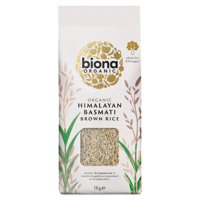 Orez basmati brun bio 1kg Biona