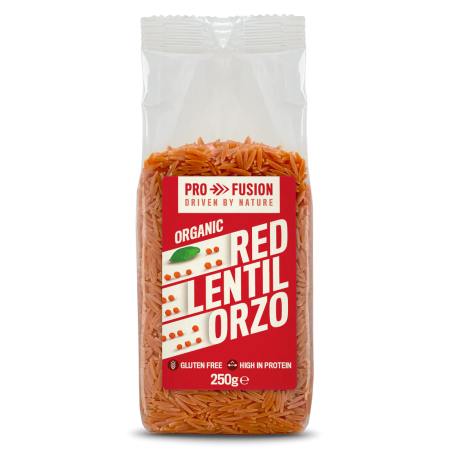 Paste orzo din linte rosie bio 250g Profusion