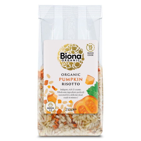 Risotto cu dovleac bio 210g Biona