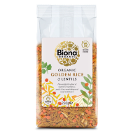 Orez auriu si linte bio 250g Biona