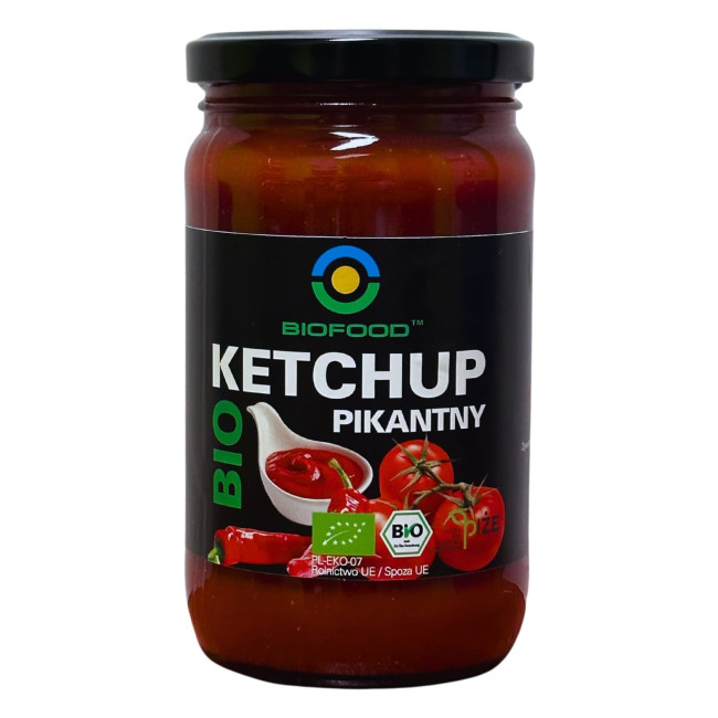 Ketchup picant bio 350g Biofood