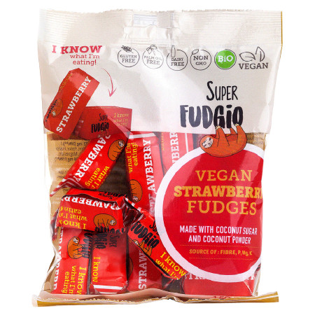 Caramele eco - aroma capsuni 150g Super Fudgio Caramele eco - aroma capsuni 150g Super Fudgio
