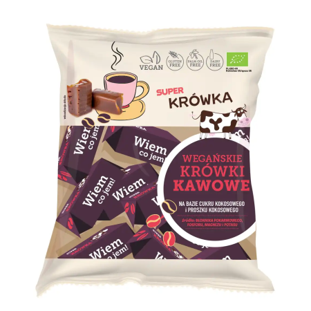 Caramele - aroma cafea bio 150g Super Fudgio