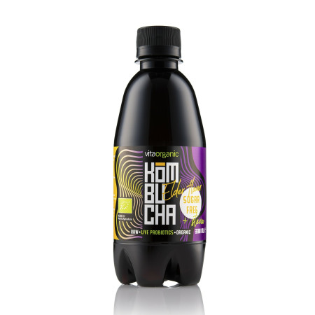 Kombucha cu soc indulcita cu stevia bio 330ml Vita Organic Kombucha cu soc indulcita cu stevia bio 330ml Vita Organic