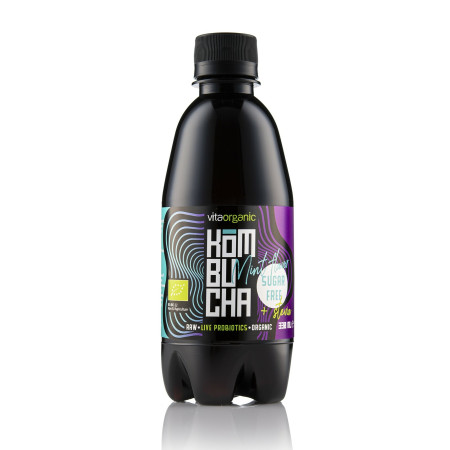 Kombucha cu menta indulcita cu stevia bio 330ml Vita Organic Kombucha cu menta indulcita cu stevia bio 330ml Vita Organic