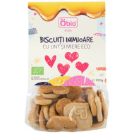 Biscuiti inimioare cu unt si miere bio 100g Obio