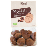 Biscuiti cu ciocolata fara gluten bio 100g Obio