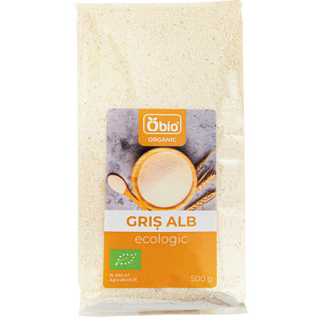 Gris alb, bio, 500g, Obio
