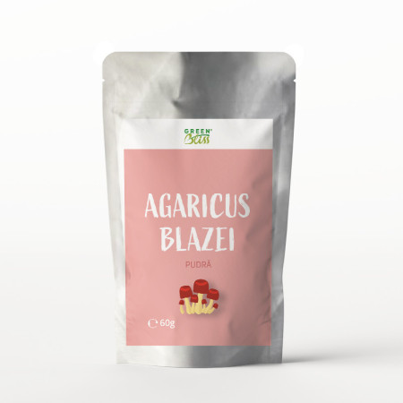 Agaricus Blazei pudra, 60g, Green Bliss Agaricus Blazei pudra, 60g, Green Bliss