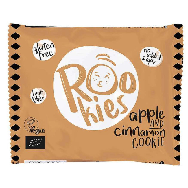Rookies - Cookie cu mar si scortisoara BIO 40G Rookies - Cookie cu mar si scortisoara BIO 40G
