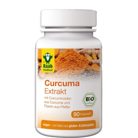 Turmeric (curcuma) FORTE bio 500mg, 90cps RAAB