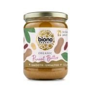 Unt de arahide smooth fara sare eco 500g Biona