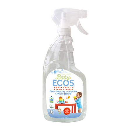 Solutie de curatat pentru camera bebelusului si jucarii hipoalergena 650ml Ecos