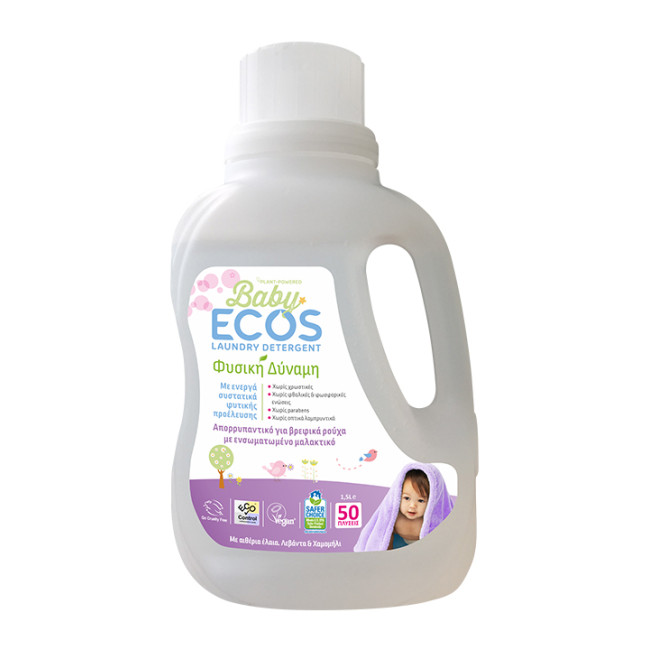 Detergent pentru hainutele bebelusilor cu lavanda si musetel 1.5L Ecos