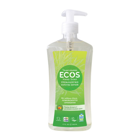Sapun cu lemongrass hipoalergen 500ml Ecos