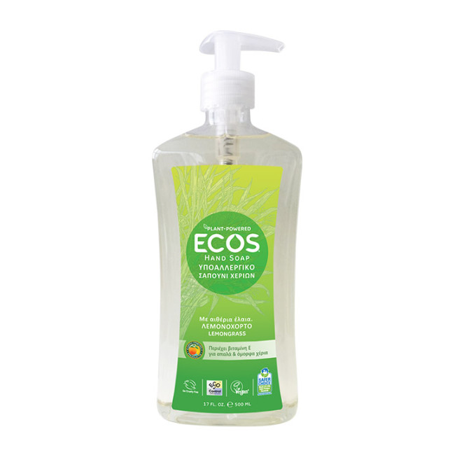 Sapun cu lemongrass hipoalergen 500ml Ecos