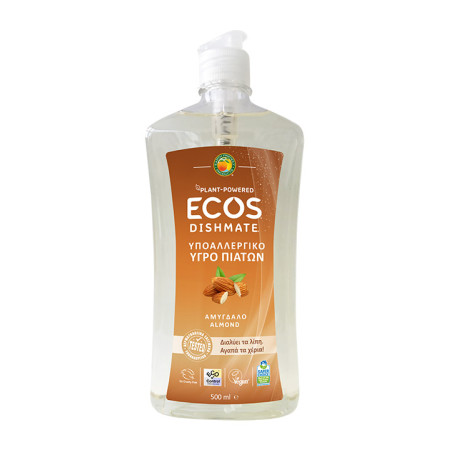 Detergent lichid pentru vase cu migdale 500ml Ecos