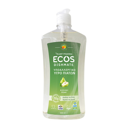 Detergent lichid pentru vase cu pere 500ml Ecos