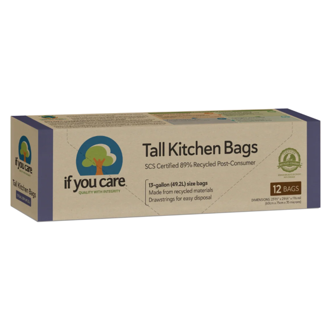 Saci menajeri compostabili 49.2l 12buc If You Care