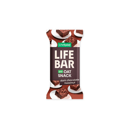 Lifebar baton de ovaz brownie fara gluten bio 40g
