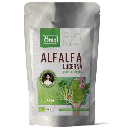 Alfalfa pulbere eco 125g OBIO Alfalfa pulbere eco 125g OBIO