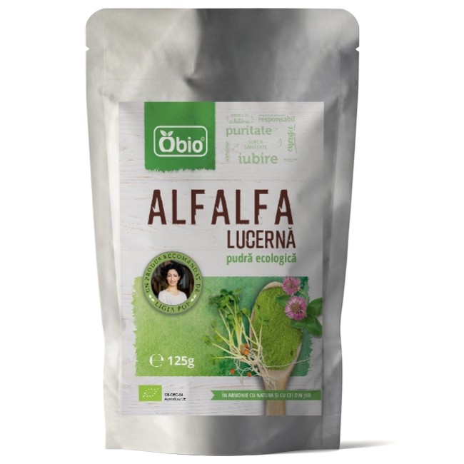 Alfalfa pulbere eco 125g OBIO