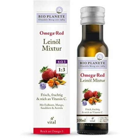 Amestec de ulei de in Omega Red bio 100ml Bio Planete Amestec de ulei de in Omega Red bio 100ml Bio Planete