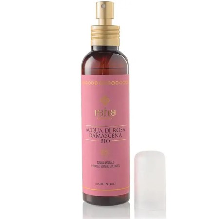 Apa de trandafir rosa Damascena bio, 150ml, Isha Apa de trandafir rosa Damascena bio, 150ml, Isha