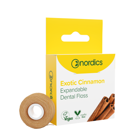 Ata dentara naturala, expandabila, cu scortisoara 30m Nordics Ata dentara naturala, expandabila, cu scortisoara 30m Nordics