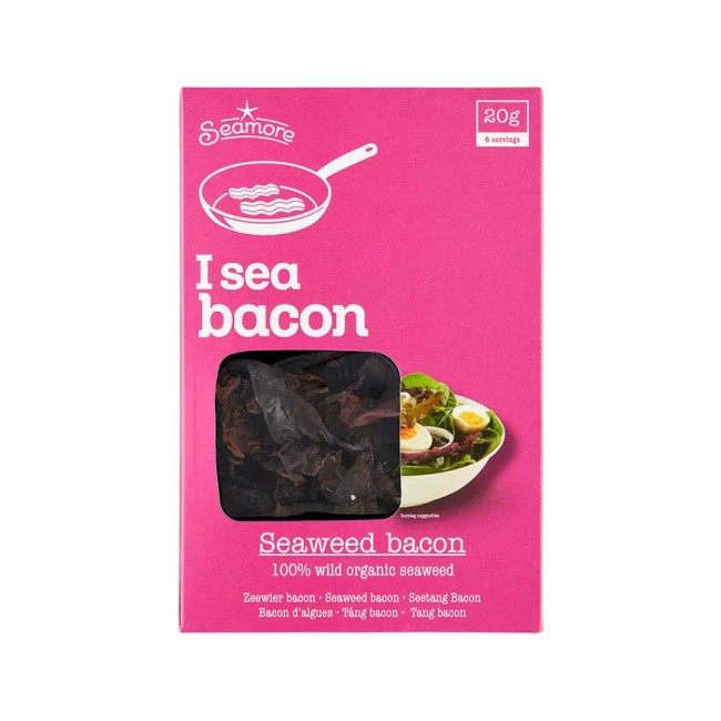 Bacon din alge de mare, bio, 20g, Seamore Bacon din alge de mare, bio, 20g, Seamore