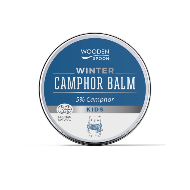 Balsam de iarna cu camfor 5% pentru copii, bio, 60ml, Wooden Spoon