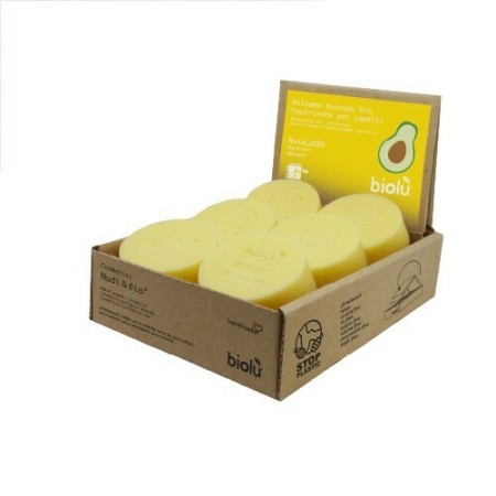 Balsam de par solid cu avocado bio 12 buc x 60g Biolu Balsam de par solid cu avocado bio 12 buc x 60g Biolu