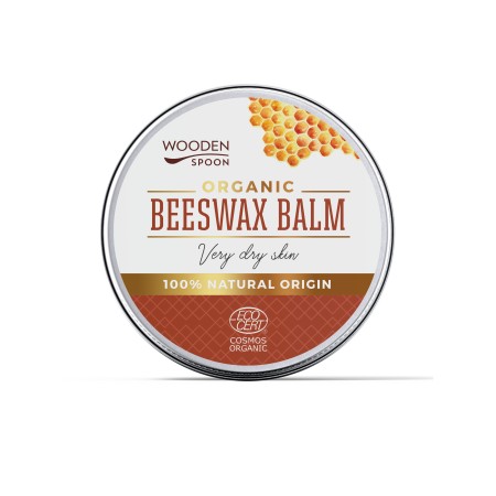 Balsam pentru piele uscata cu ceara de albine, bio, 60ml, Wooden Spoon