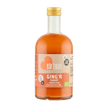 Bautura premium cu ghimbir si morcov, bio, 500ml, Bio Today Bautura premium cu ghimbir si morcov, bio, 500ml, Bio Today