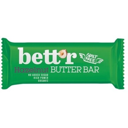 Baton cu alune de padure eco 30g Bettr Baton cu alune de padure eco 30g Bettr