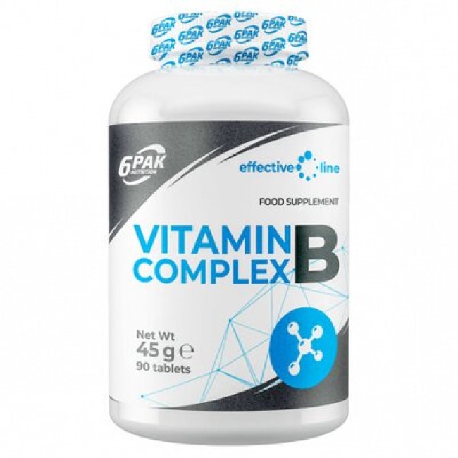 VITAMIN B COMPLEX, 90 TABLETE, 6Pak Nutrition