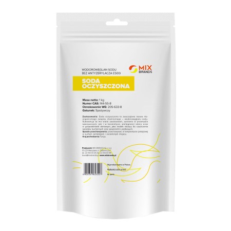 Bicarbonat de sodiu, 1kg, Mix Brands Bicarbonat de sodiu, 1kg, Mix Brands