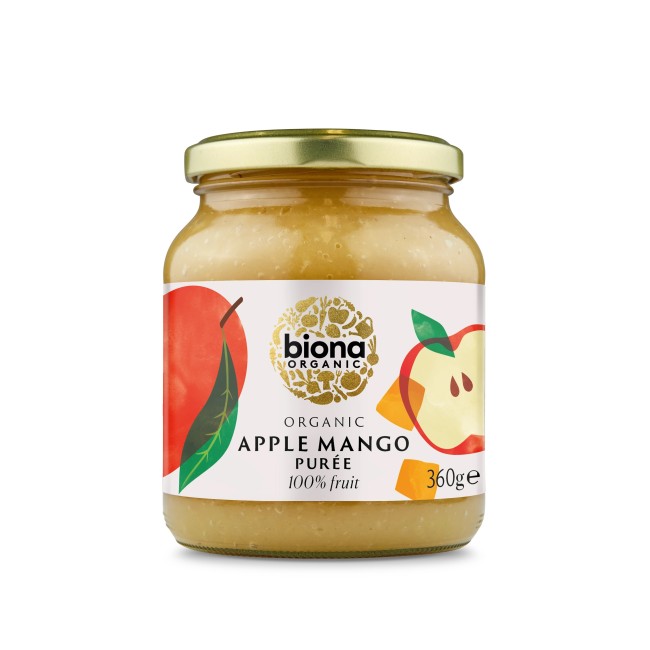 Piure de mere si mango eco 360g Biona