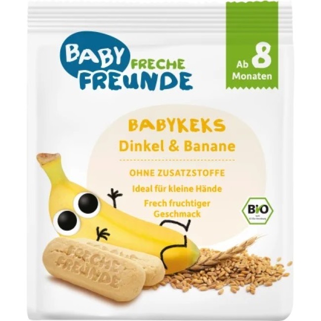 Biscuiti din spelta cu banane eco 100g Erdbar