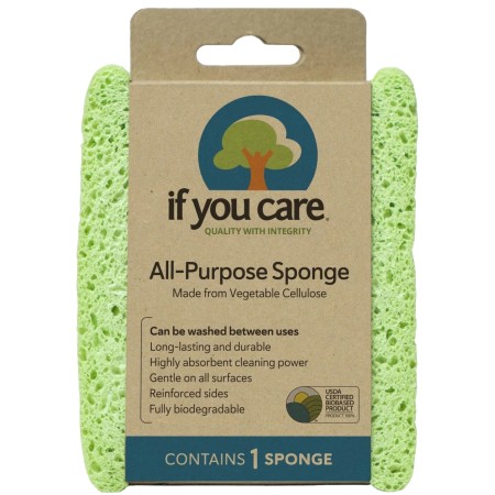 Burete de uz universal, din celuloza vegetala, biodegradabil, If You Care Burete de uz universal, din celuloza vegetala, biodegradabil, If You Care