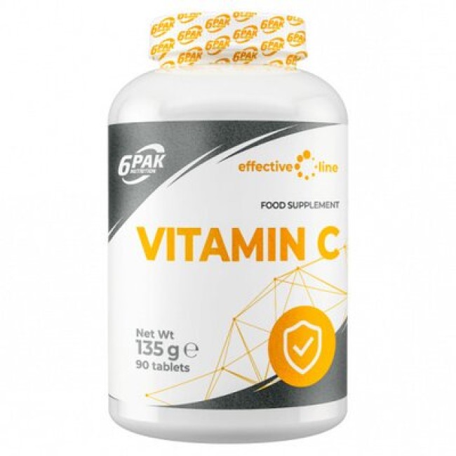 VITAMINA C 1000MG, 90 TABLETE, 6PAK NUTRITION