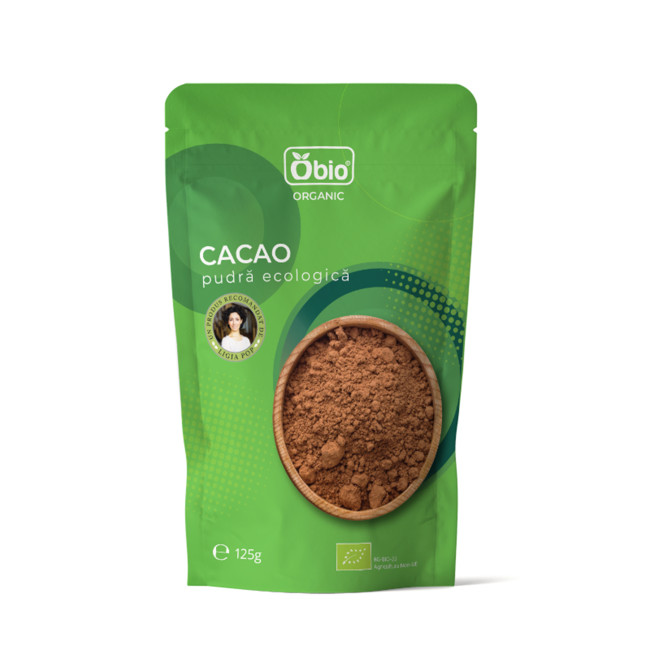 Cacao pudra raw eco 125g Obio