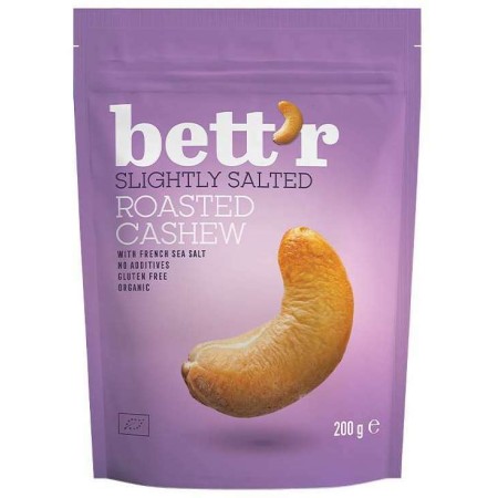 Caju prajit si sarat bio 200g Bettr Caju prajit si sarat bio 200g Bettr